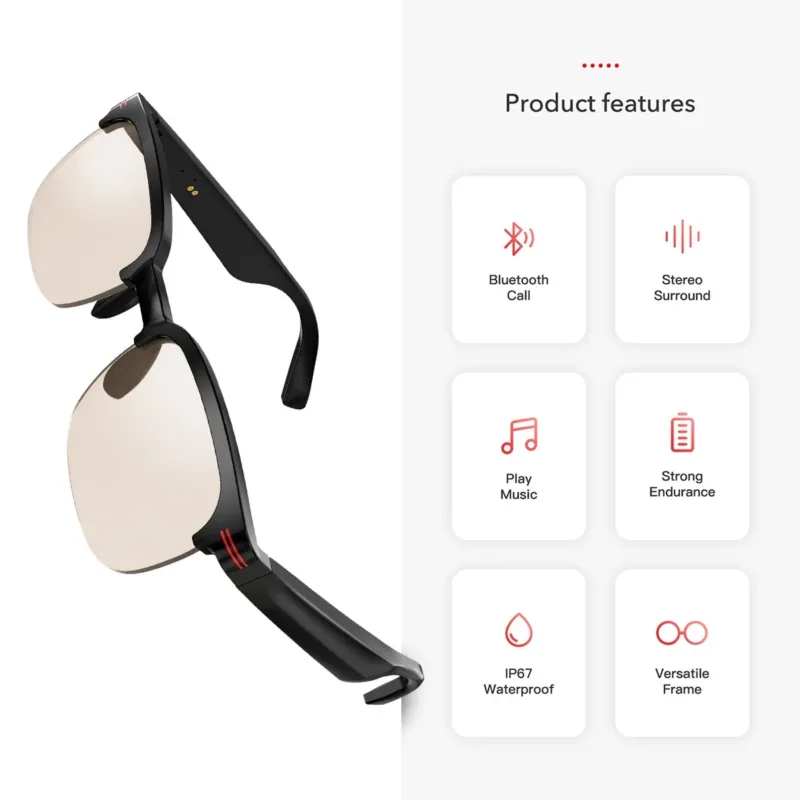 GS100 half-rim glasses
