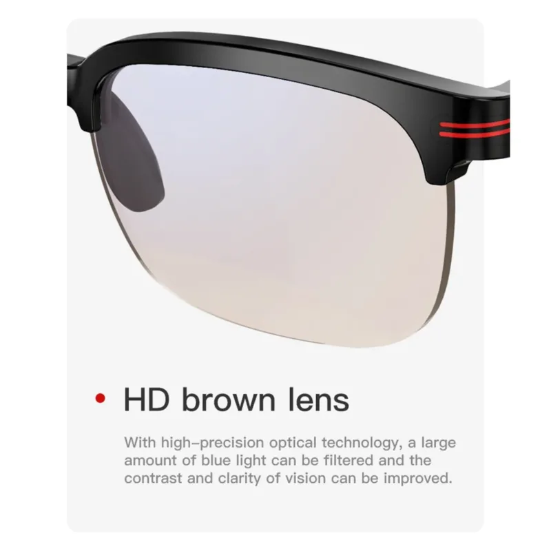GS100 half-rim glasses