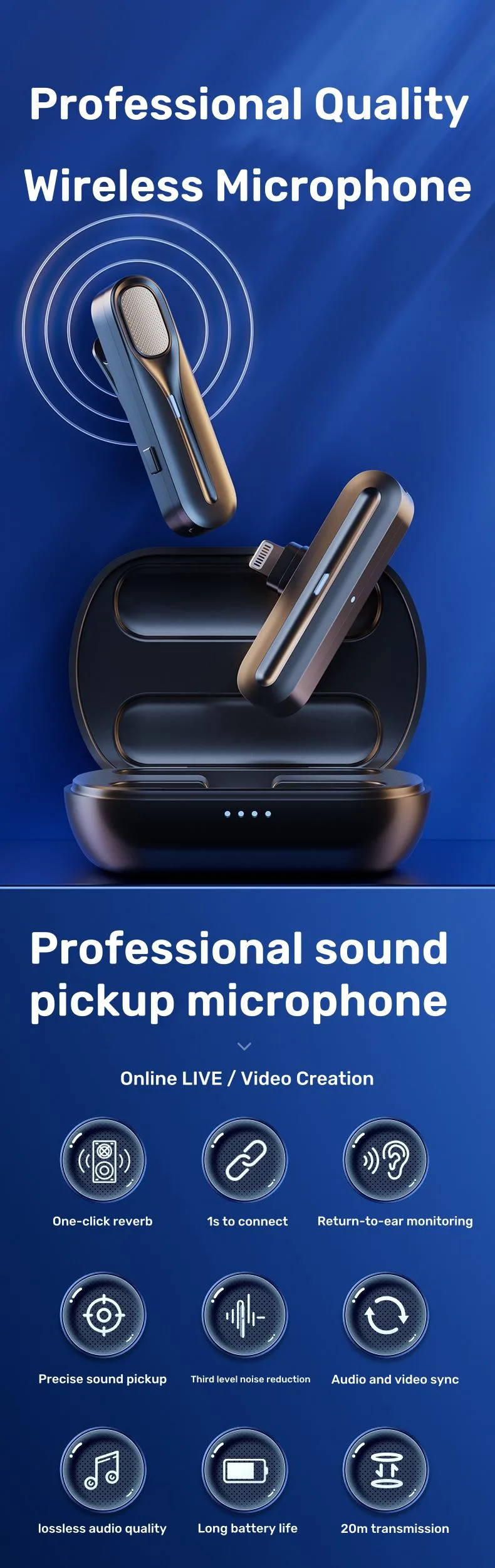 wireless lavalier microphone system