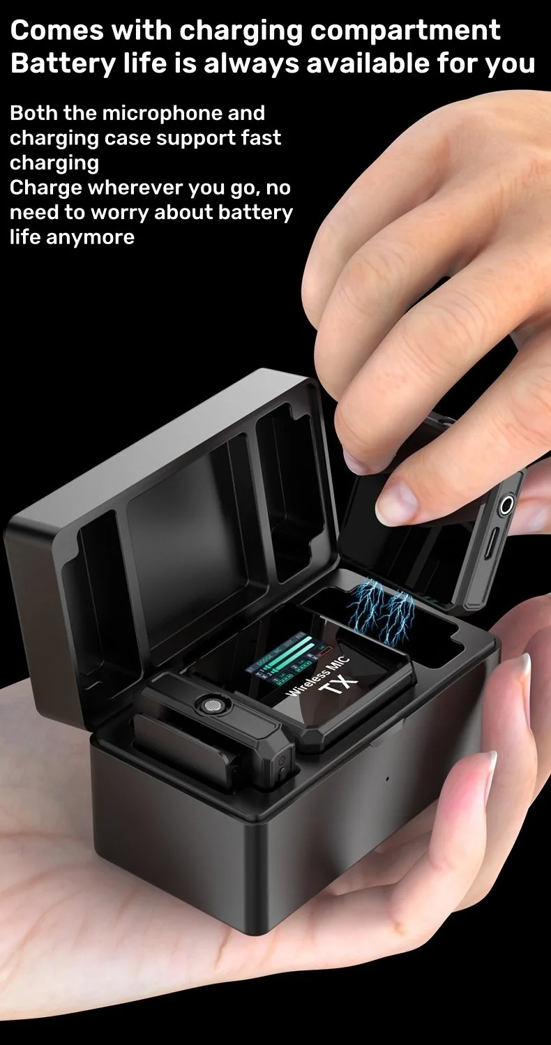 bluetooth collar mic for mobile video recording