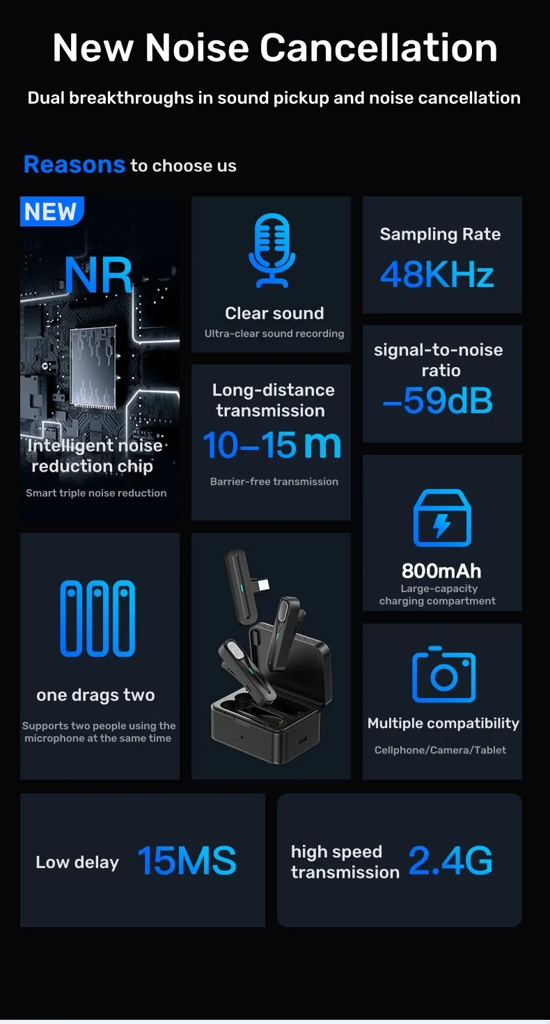 wireless lapel mic for iphone