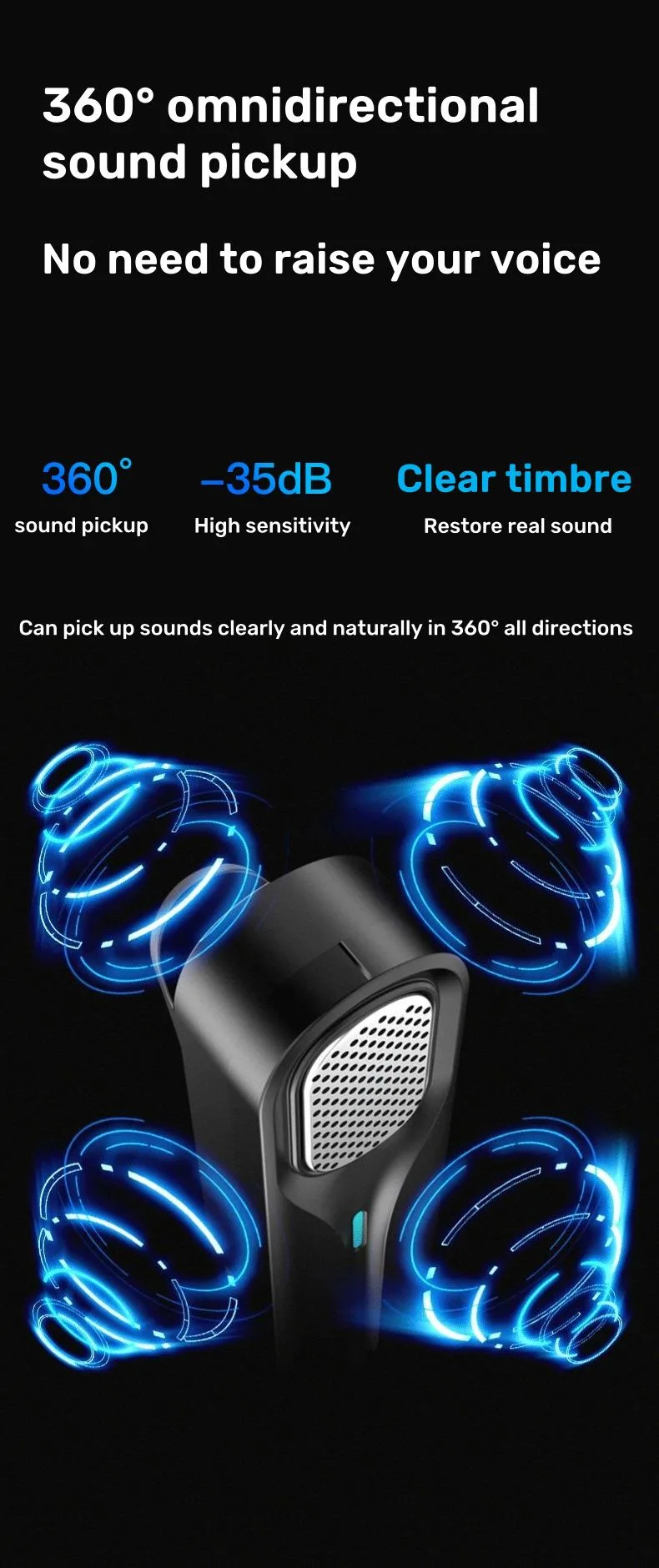 professional wireless lapel microphone