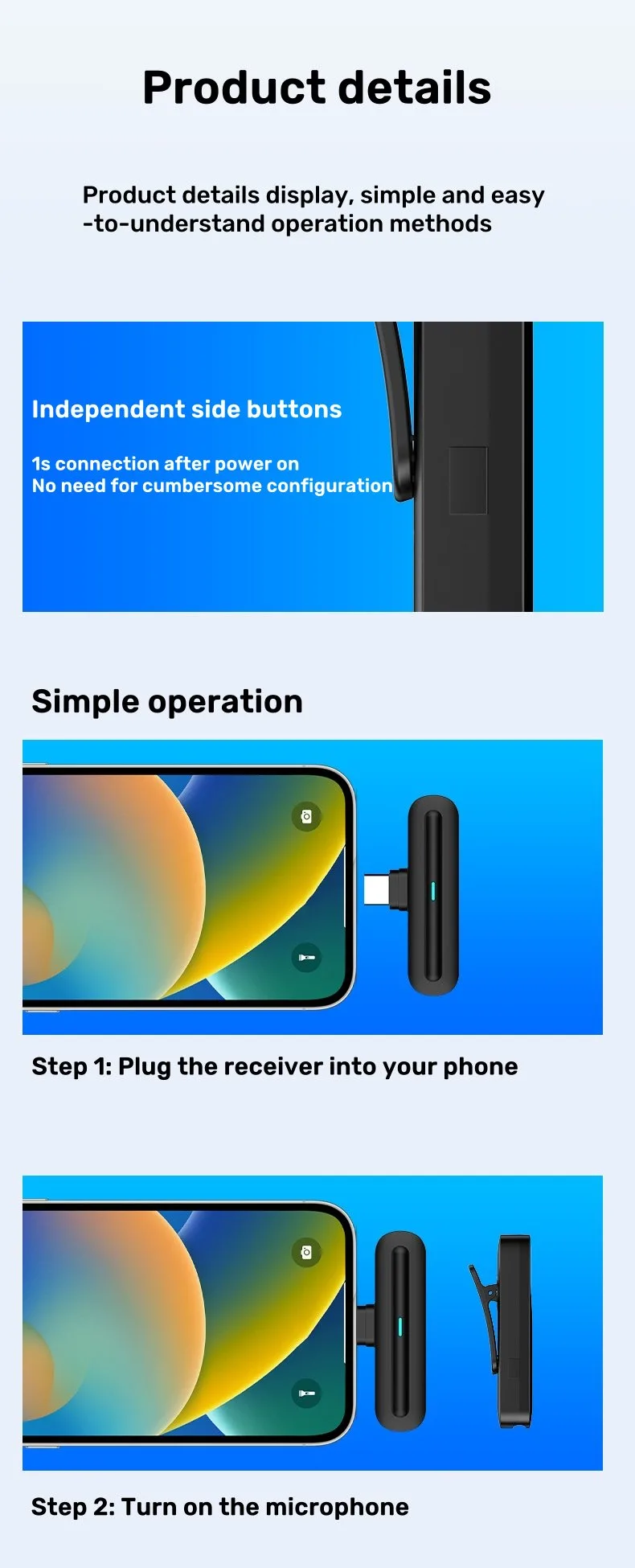 lapel microphone wireless price