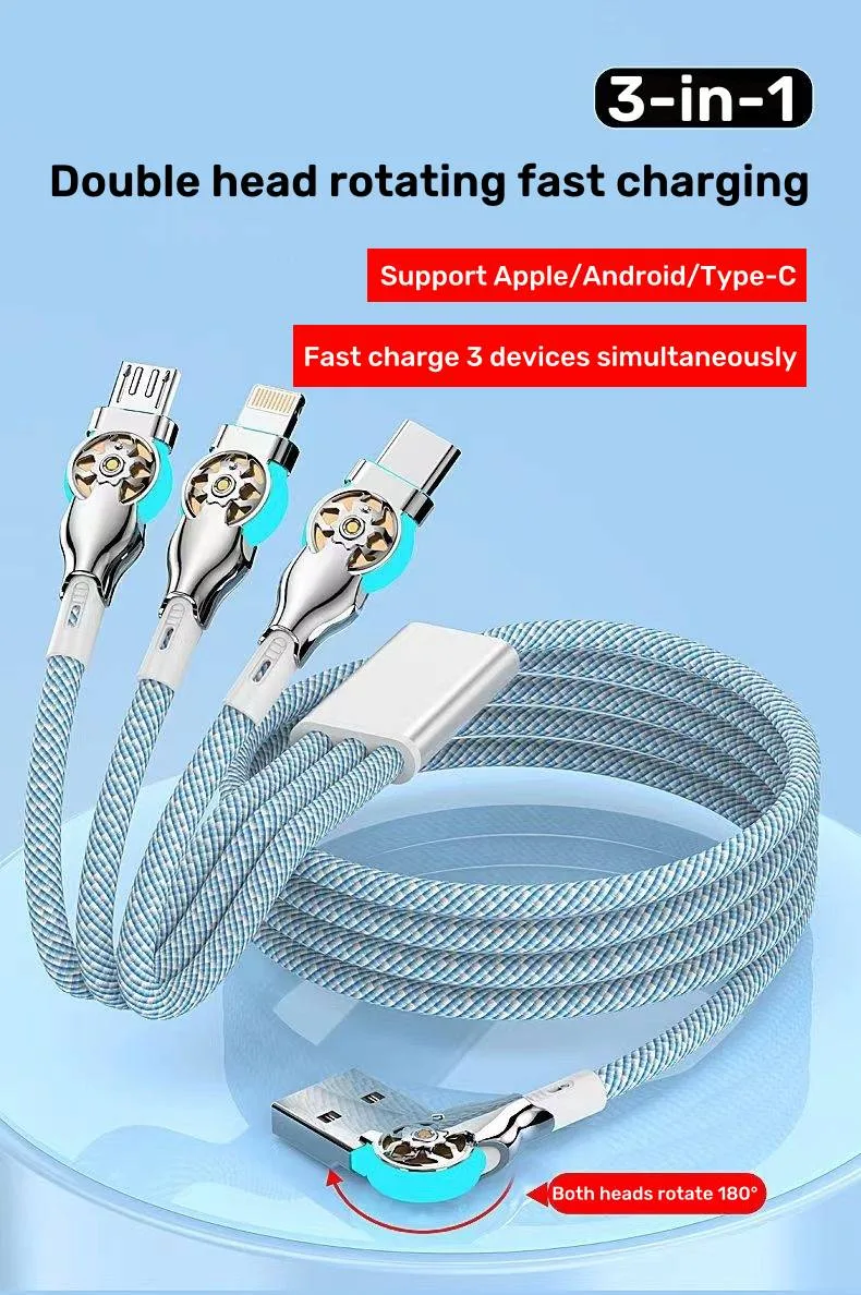 rotating iphone charger