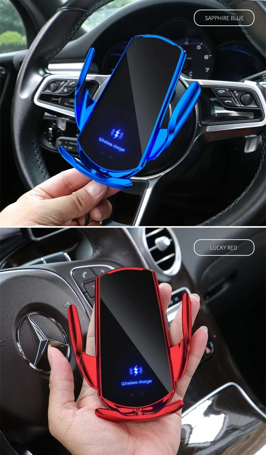 magnetic phone holder wireless charging