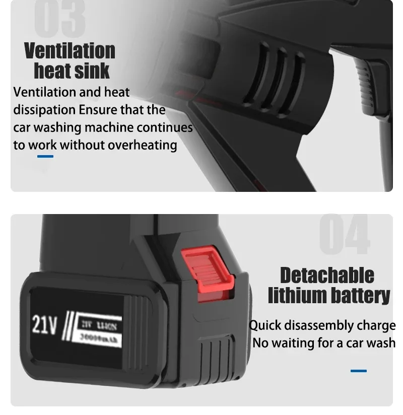 car washing spray gun with pipe