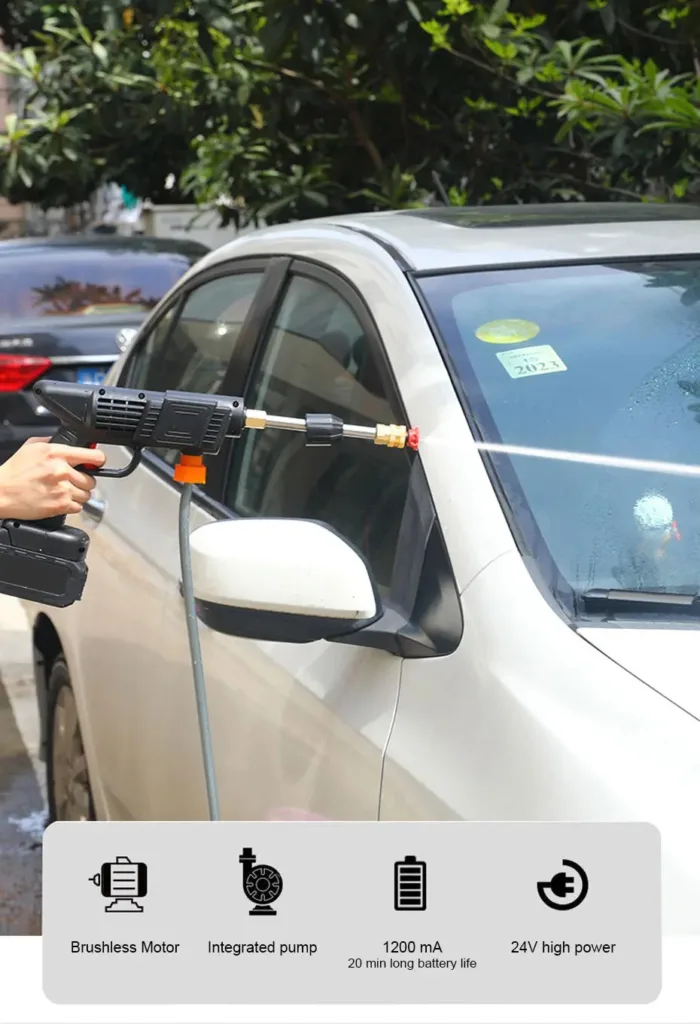 high pressure water spray gun for car wash