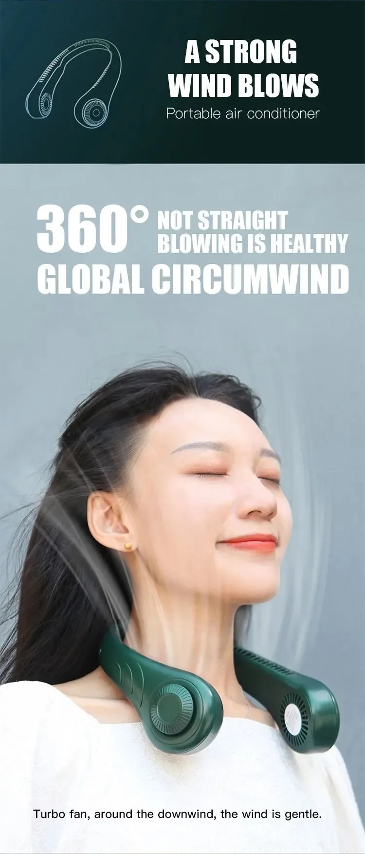 neck portable fan