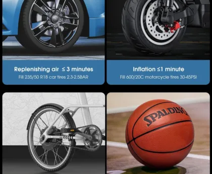 portable tire inflator for car