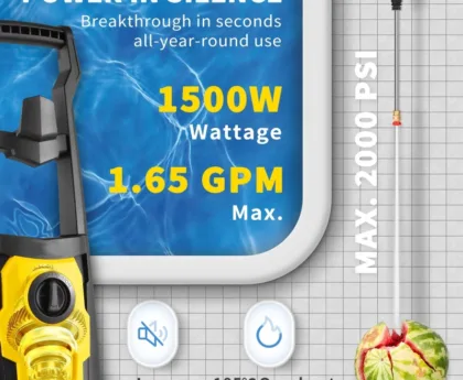 electric water gun for car wash