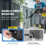 high pressure water gun for car wash with pipe