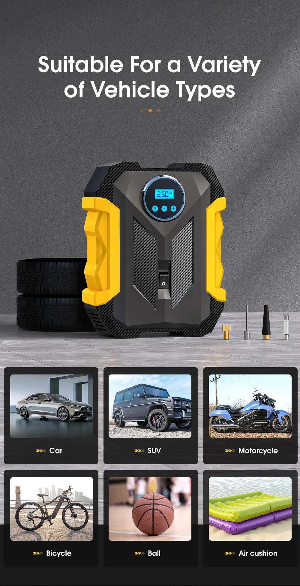 car tyre compressor