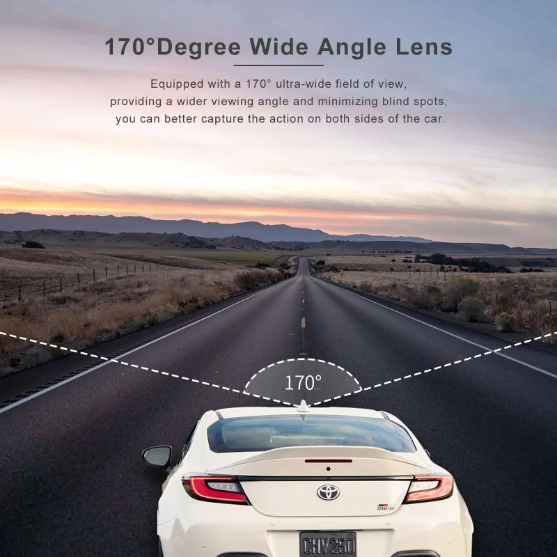 4k dash cam front and rear