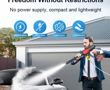 battery power washer