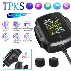 What exactly is a motorcycle tire pressure monitoring system (TPMS)? 1 motorcycle tire pressure sensor
