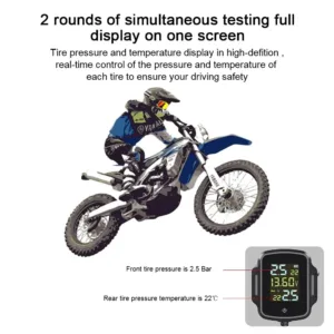 motorcycle tire monitoring system