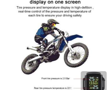 motorcycle tire monitoring system