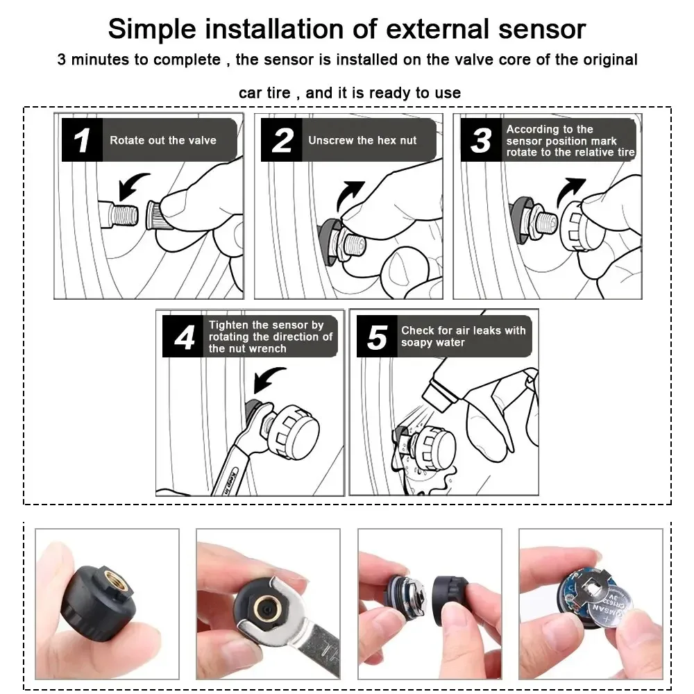 tire pressure sensor for motorcycle