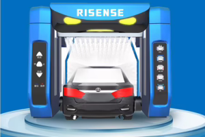 Contactless car wash machine