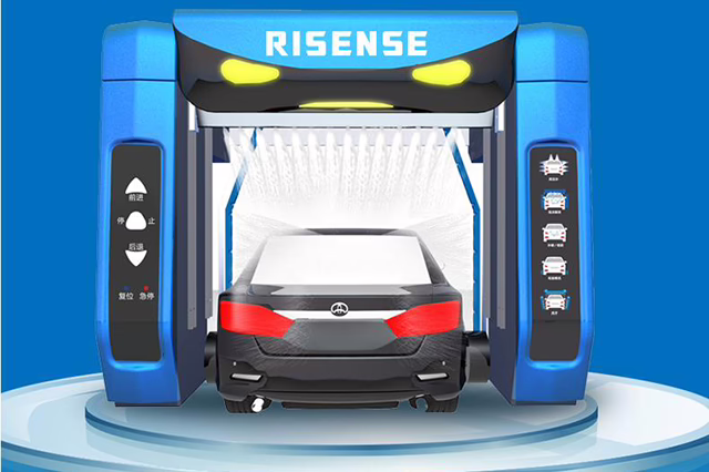 Contactless car wash machine