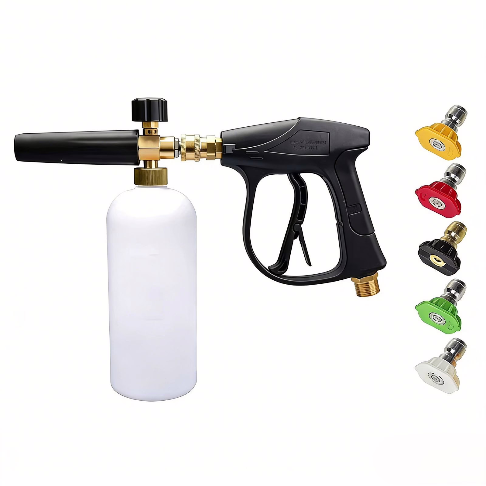 PA foam spray gun with 5 nozzles – high-pressure washer, suitable for cars and home use 4 PA foam spray gun with 5 nozzles – high-pressure washer, suitable for cars and home use - Image 4