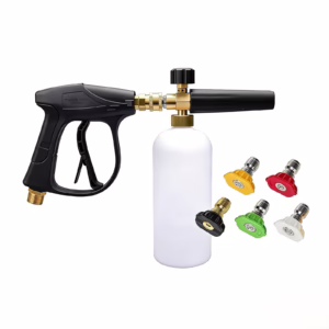 Home 16 PA foam spray gun with 5 nozzles – high-pressure washer, suitable for cars and home use
