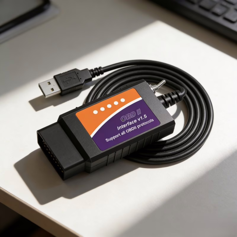 USB ELM327 V1.5 OBD2 Scanner - Programming Tool with HS/MS-CAN Switching 4 USB ELM327 V1.5 OBD2 Scanner - Programming Tool with HS/MS-CAN Switching - Image 4