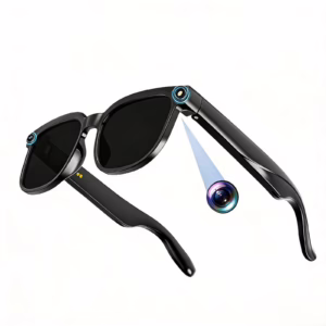 Home 17 AI Smart Glasses with 8MP Camera, Real-Time Translation, Bluetooth Call, IP65 Waterproof