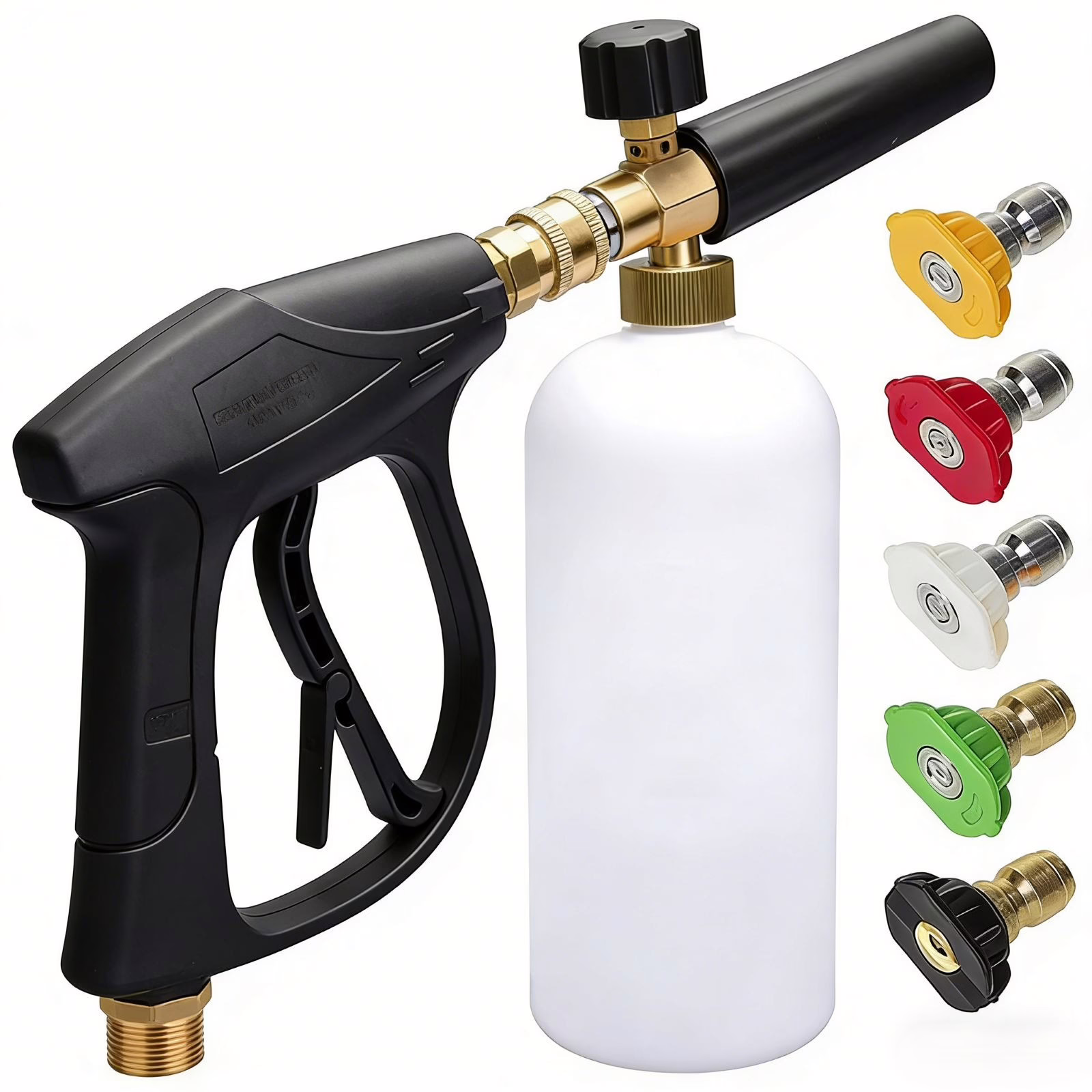 PA foam spray gun with 5 nozzles – high-pressure washer, suitable for cars and home use 3 PA foam spray gun with 5 nozzles – high-pressure washer, suitable for cars and home use - Image 3